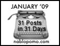 NaBloPoMo.Com - January 2009