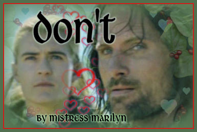 'Don't' banner