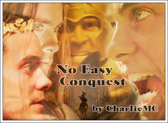 "No Easy Conquest" banner